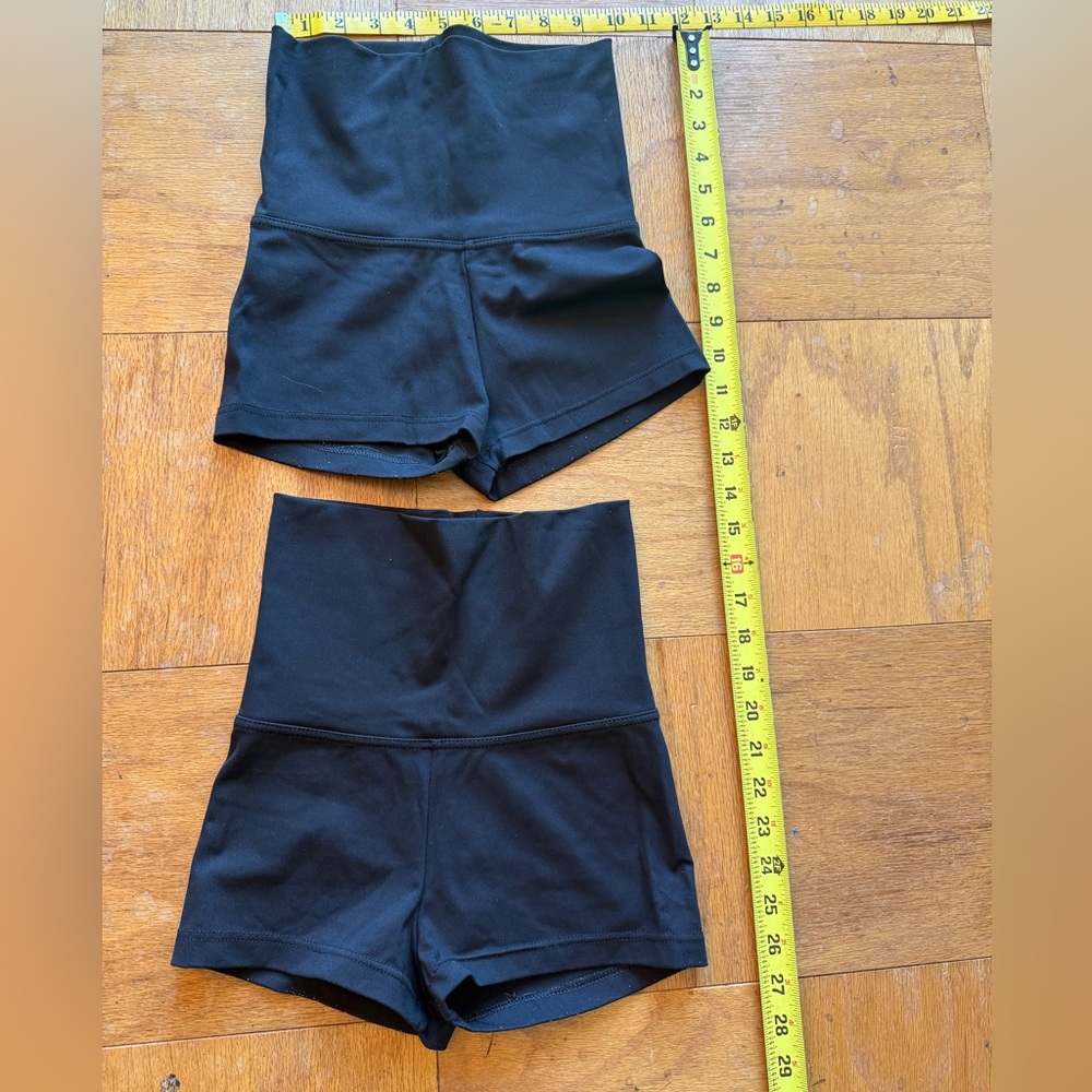 Hi-Rise Athletic black shorts (2) - Small